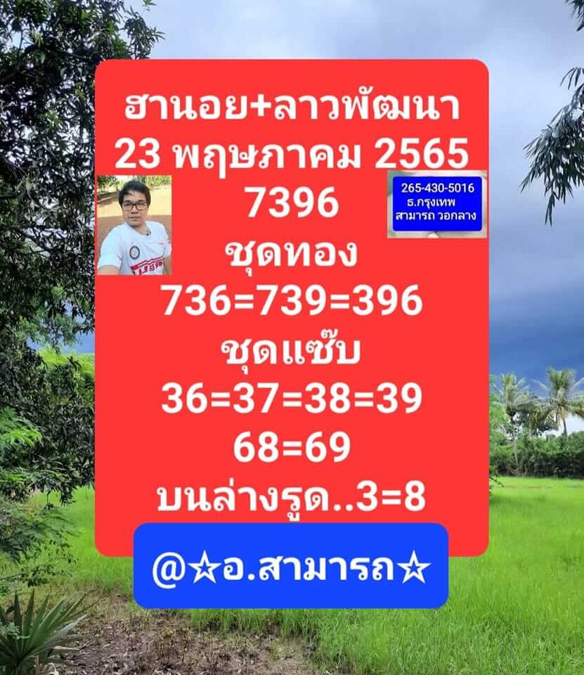 แนวทางหวยลาว 23/5/65 ชุดที่ 5