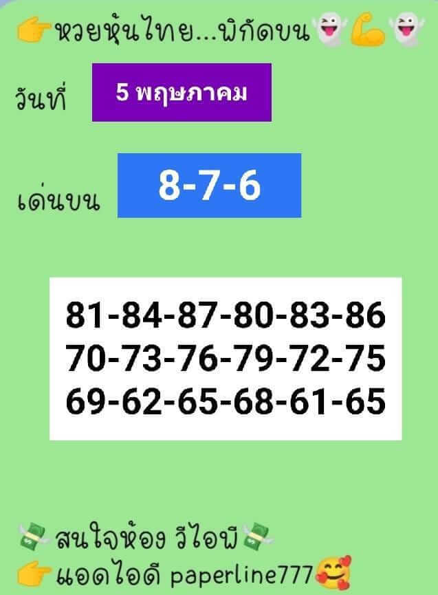 หวยหุ้นวันนี้ 5/5/65 ชุดที่ 8