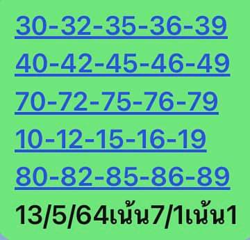 หวยหุ้นวันนี้ 13/5/65 ชุดที่ 6