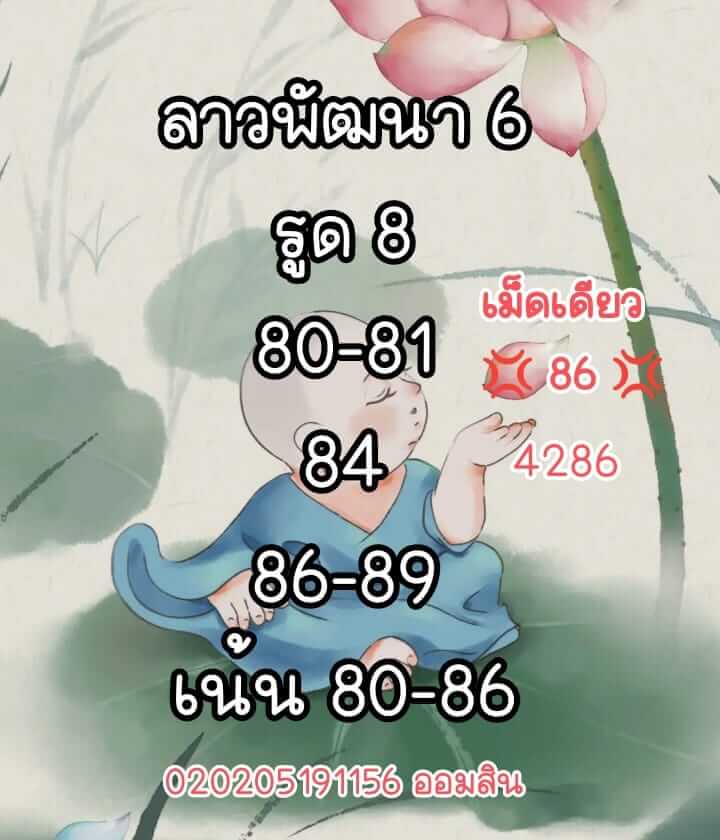 แนวทางหวยลาว 6/6/65 ชุดที่ 10