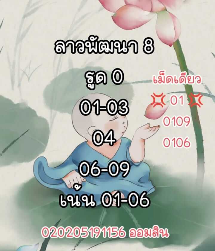 แนวทางหวยลาว 8/6/65 ชุดที่ 8