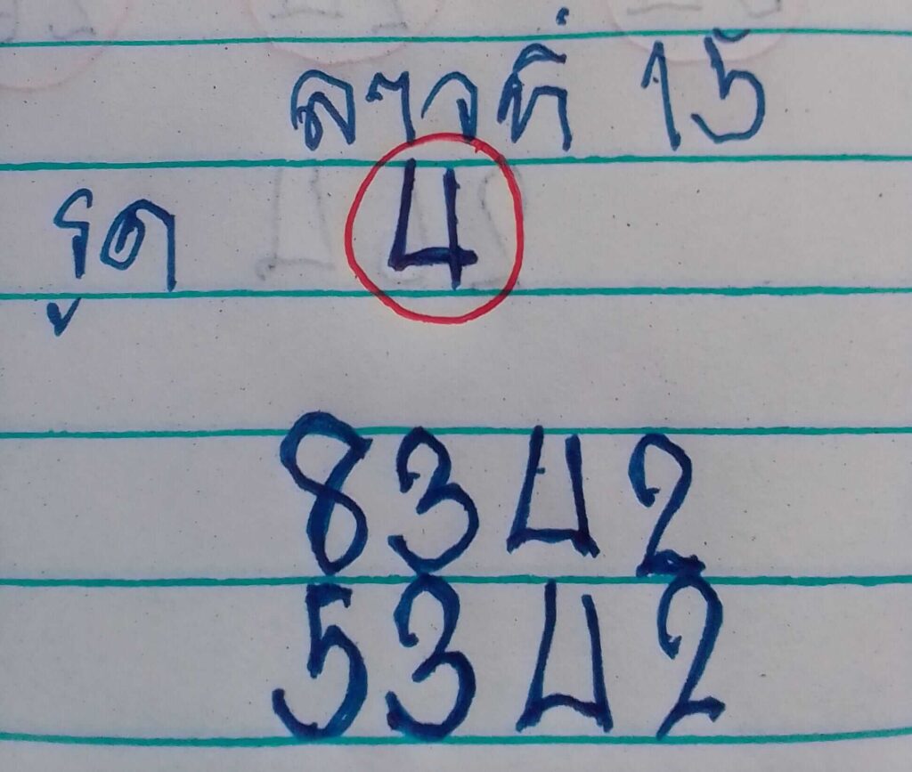 แนวทางหวยลาว 15/6/65 ชุดที่ 4