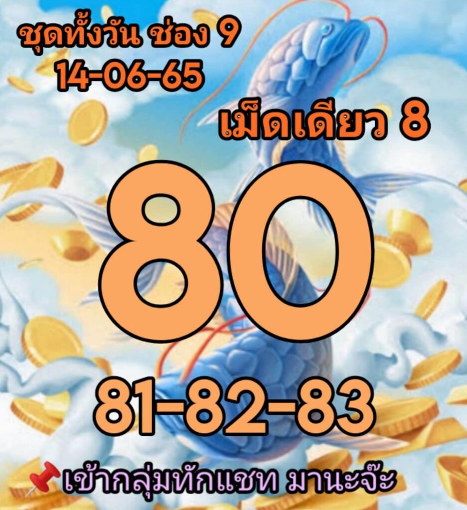 หวยหุ้นวันนี้ 14/6/65 ชุดที่ 10