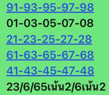 หวยหุ้นวันนี้ 23/6/65 ชุดที่ 5