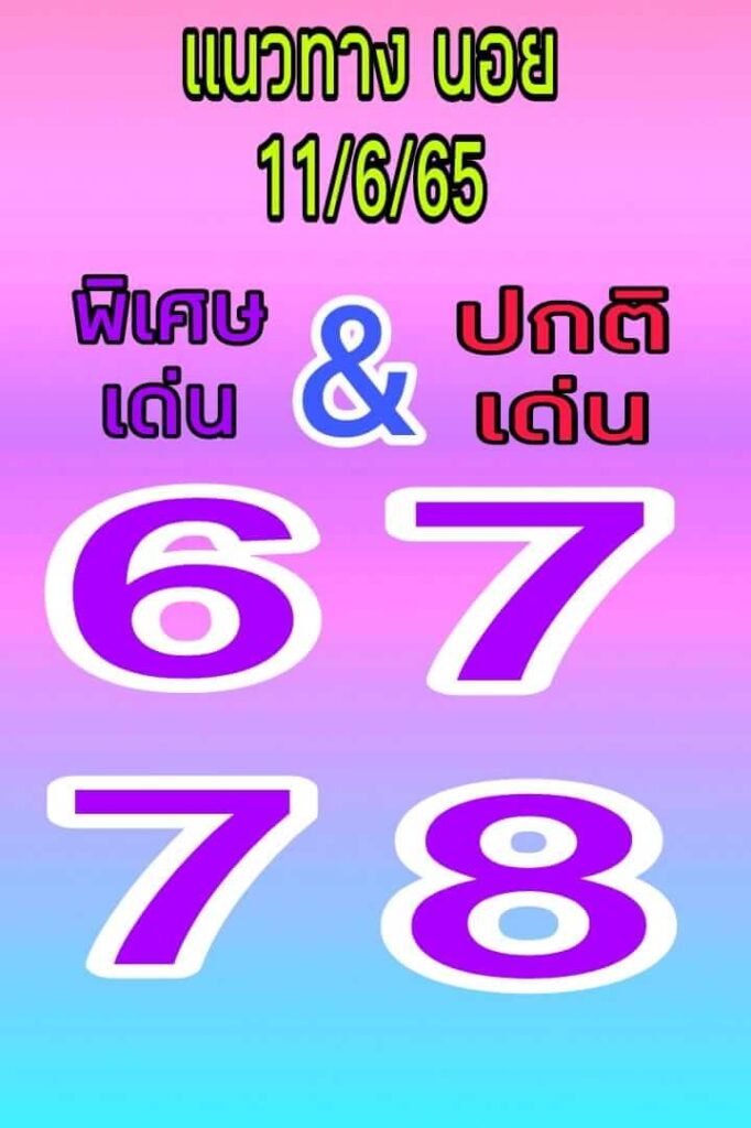 หวยมาเลย์วันนี้ 11/6/65 ชุดที่ 2