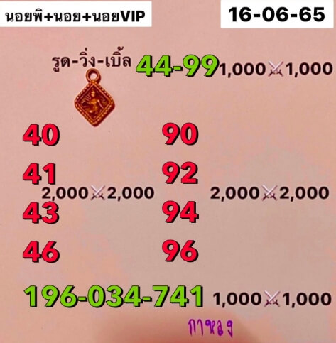 แนวทางหวยฮานอย 16/6/65 ชุดที่ 10