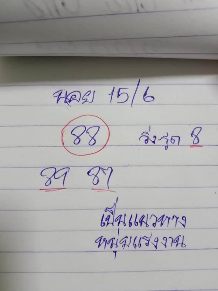 แนวทางหวยฮานอย 15/6/65 ชุดที่ 4