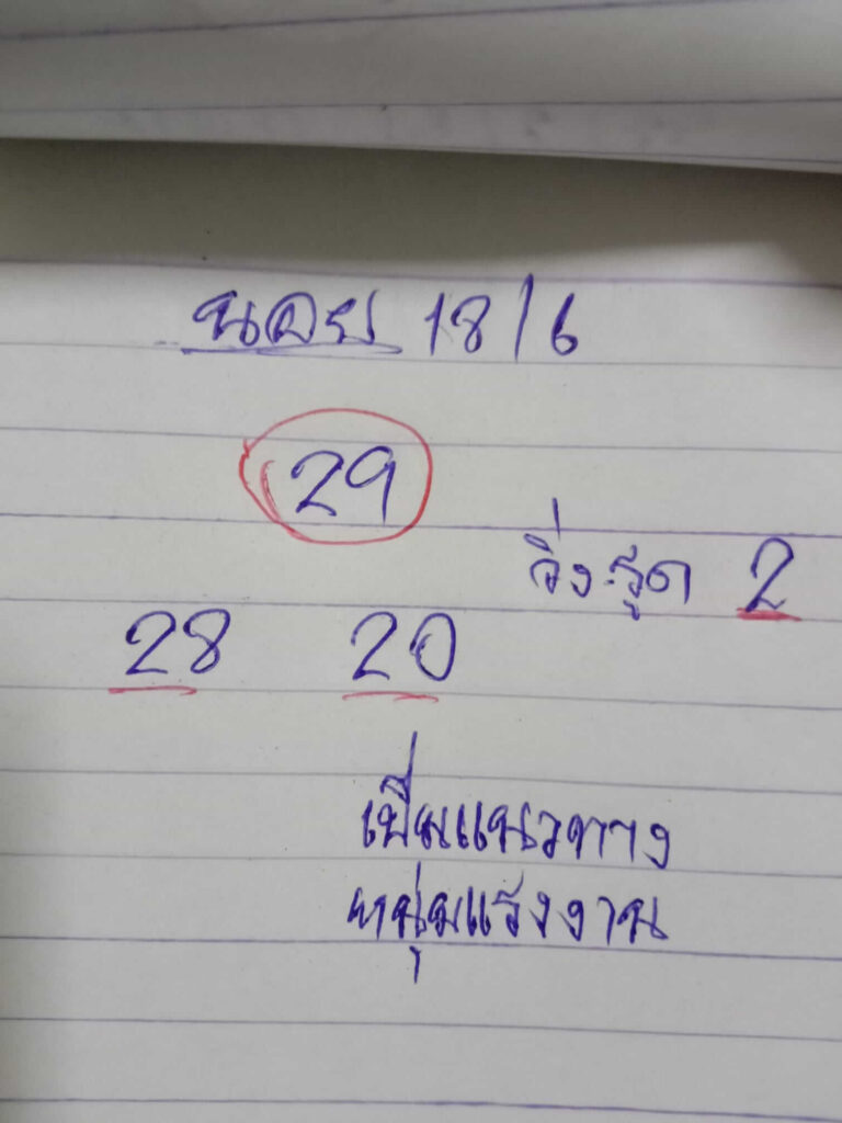 แนวทางหวยฮานอย 18/6/65 ชุดที่ 2