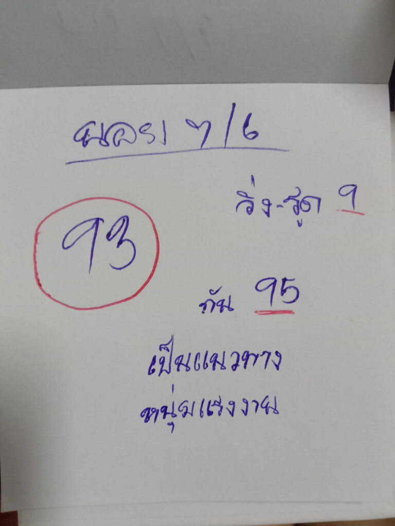 แนวทางหวยฮานอย 8/6/65 ชุดที่ 2