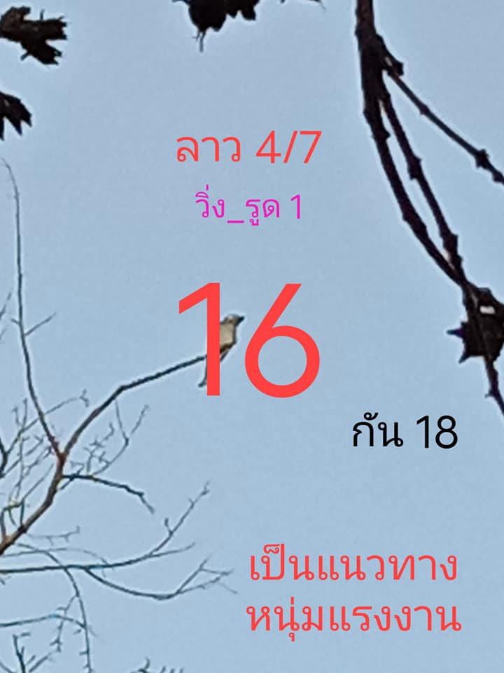 แนวทางหวยลาว 4/7/65 ชุดที่ 1