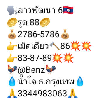 แนวทางหวยลาว 6/7/65 ชุดที่ 7