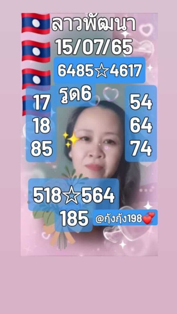 แนวทางหวยลาว 15/7/65 ชุดที่ 3