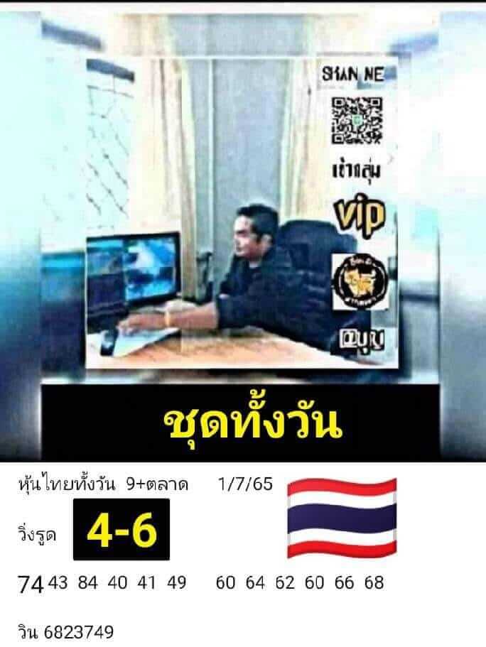 หวยหุ้นวันนี้ 1/7/65 ชุดที่ 5