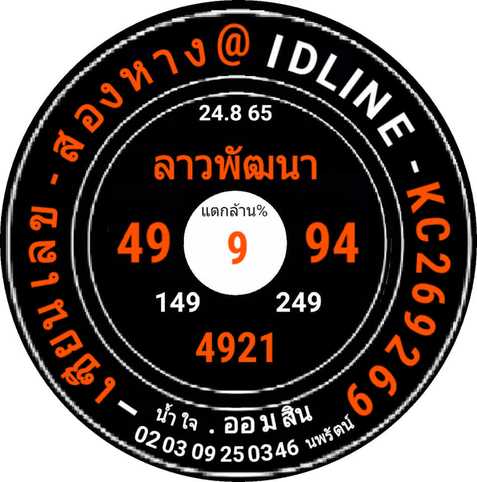 แนวทางหวยฮานอย 24/8/65 ชุดที่ 3