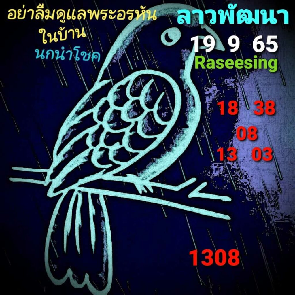 แนวทางหวยลาว 19/9/65 ชุดที่ 9