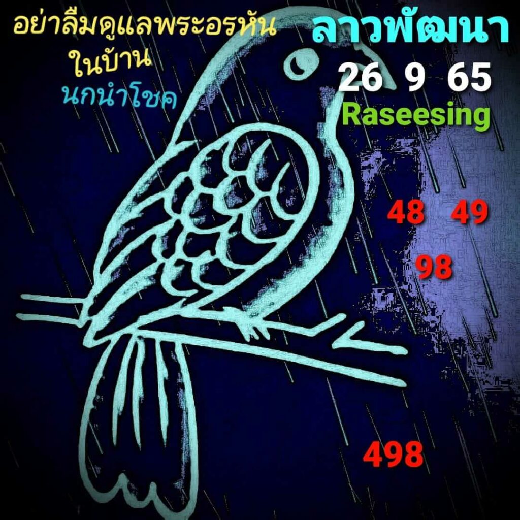 แนวทางหวยลาว 26/9/65 ชุดที่ 9