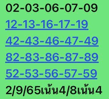 หวยหุ้นวันนี้ 2/9/65 ชุดที่ 2