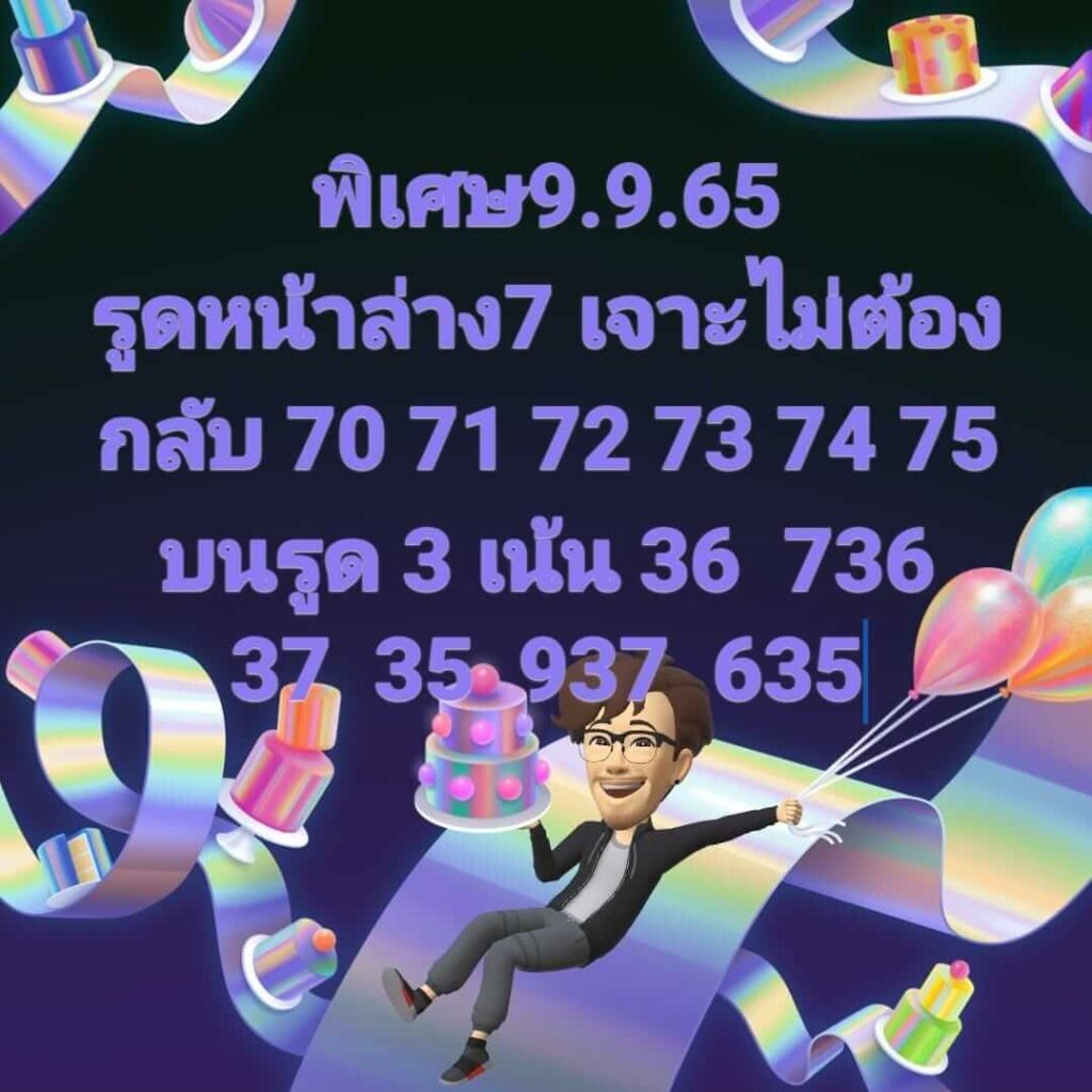 แนวทางหวยฮานอย 9/9/65 ชุดที่ 4