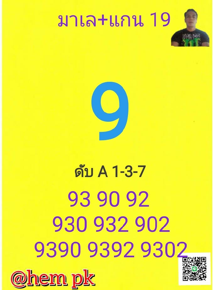 หวยมาเลย์วันนี้ 19/10/65 ชุดที่ 2