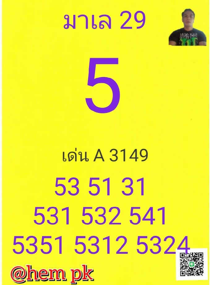 หวยมาเลย์วันนี้ 29/10/65 ชุดที่ 8