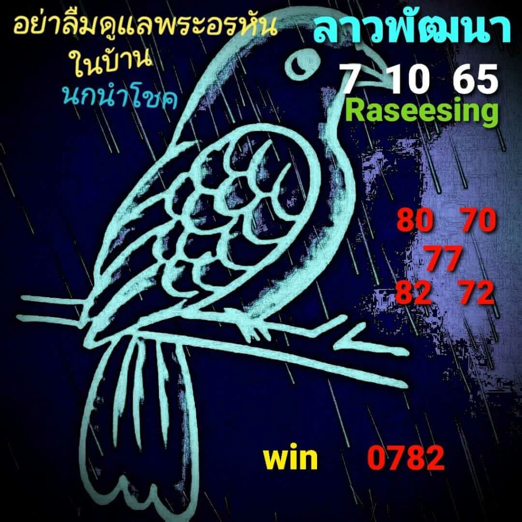 แนวทางหวยลาว 7/10/65 ชุดที่ 5