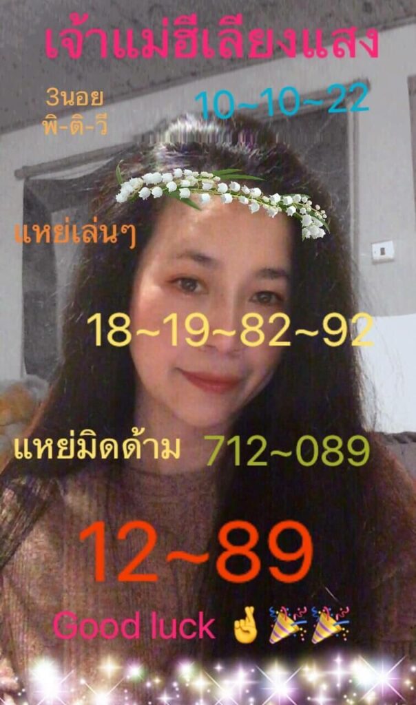 แนวทางหวยฮานอย 10/10/65 ชุดที่ 2