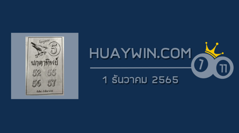 หวยนกตาทิพย์ 1/12/65 อัพเดทเลขดัง ข้อมูลบนงวดนี้!