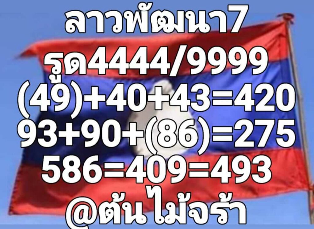 แนวทางหวยลาว 7/11/65 ชุดที่ 9