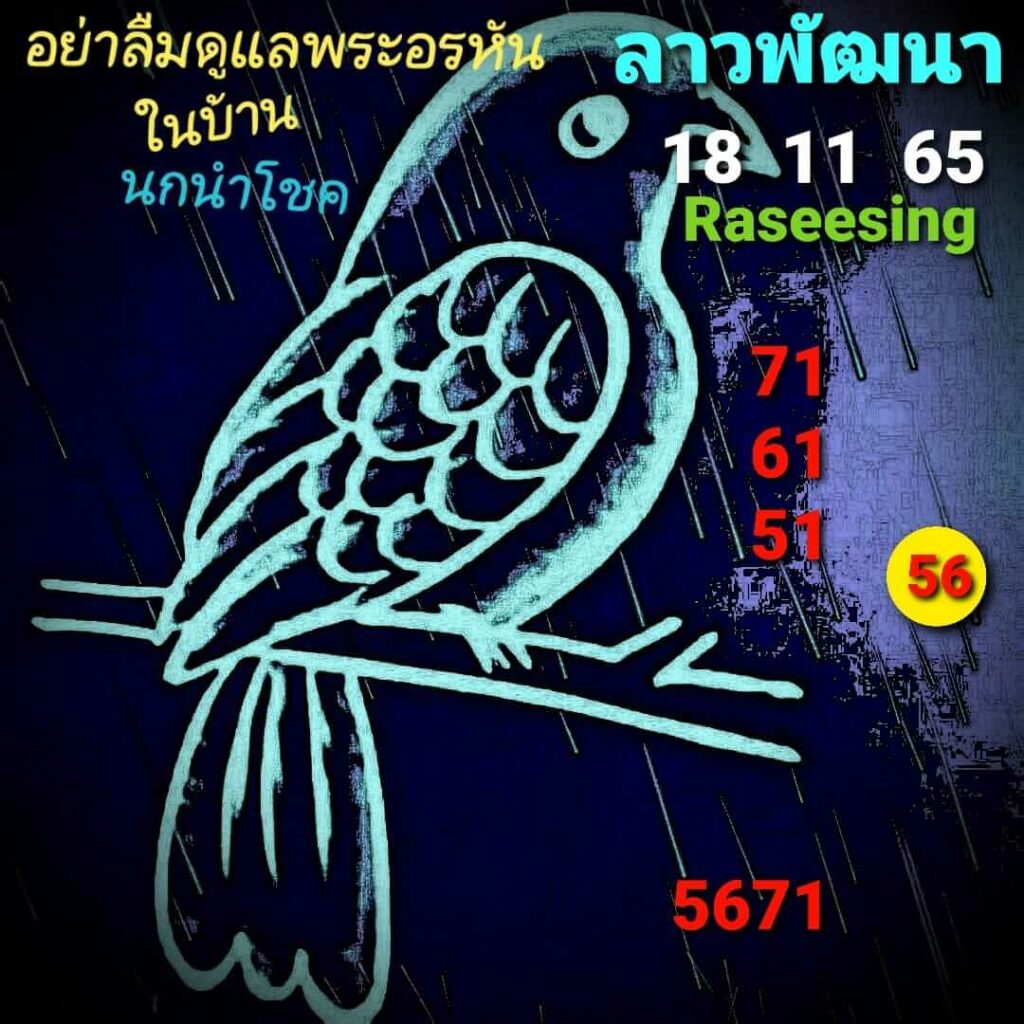 แนวทางหวยลาว 18/11/65 ชุดที่ 10