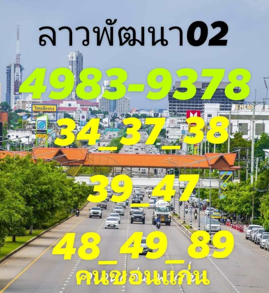 แนวทางหวยลาว 2/11/65 ชุดที่ 3