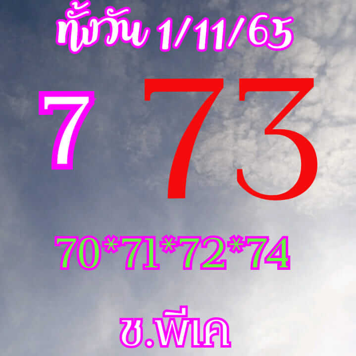 หวยหุ้นวันนี้ 1/11/65 ชุดที่ 9