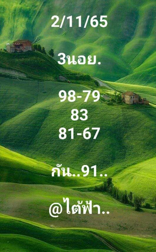 แนวทางหวยฮานอย 2/11/65 ชุดที่ 6