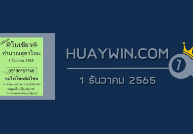 หวยใบเขียว 1/12/65