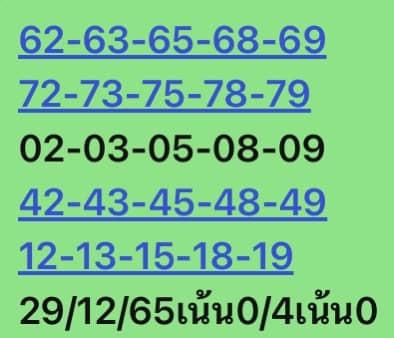 หวยหุ้นวันนี้ 29/12/65 ชุดที่ 2