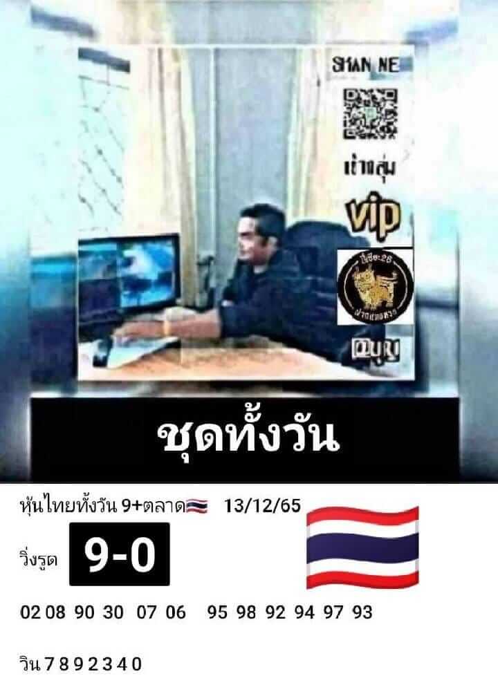 หวยหุ้นวันนี้ 14/12/65 ชุดที่ 2