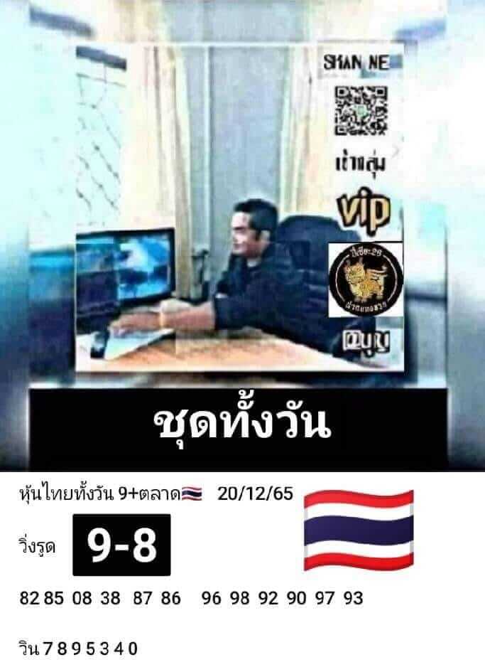 หวยหุ้นวันนี้ 20/12/65 ชุดที่ 1