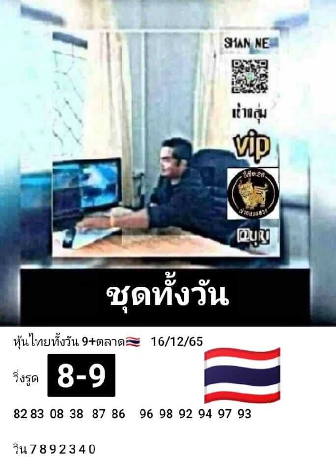 หวยหุ้นวันนี้ 16/12/65 ชุดที่ 3