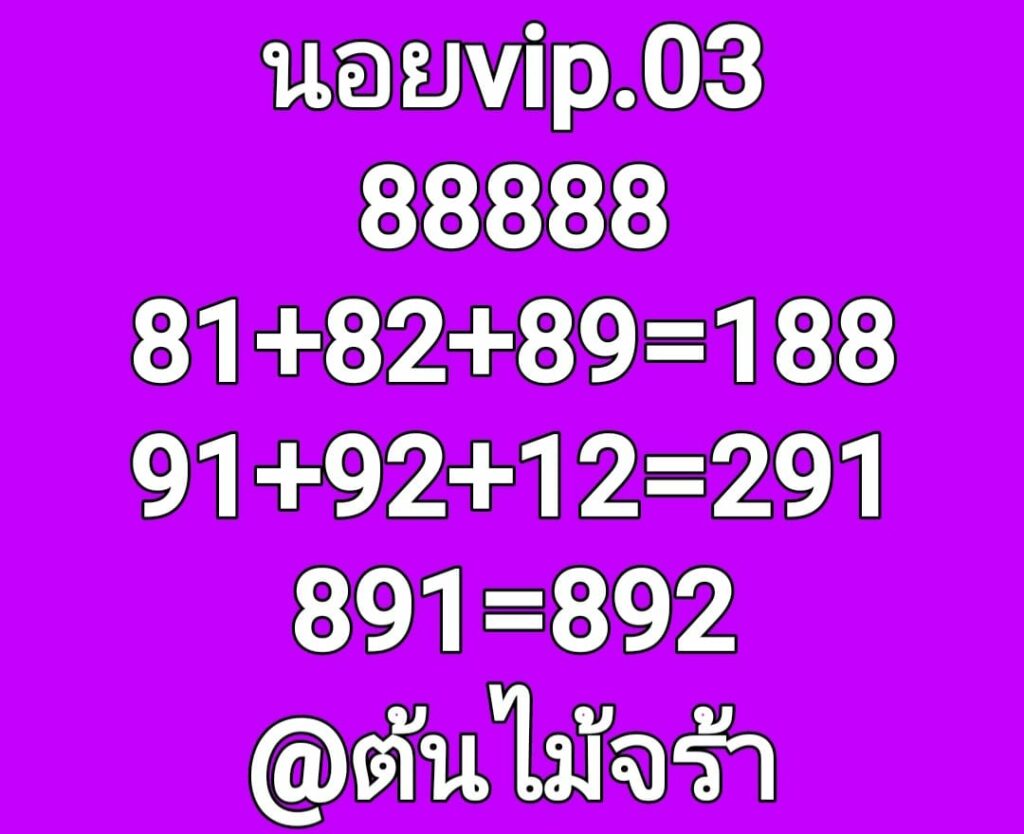 แนวทางหวยฮานอย 3/12/65 ชุดที่ 3