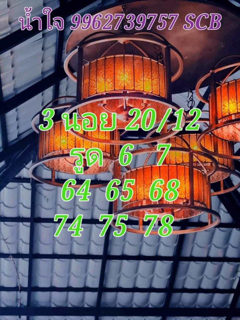 แนวทางหวยฮานอย 20/12/65 ชุดที่ 6