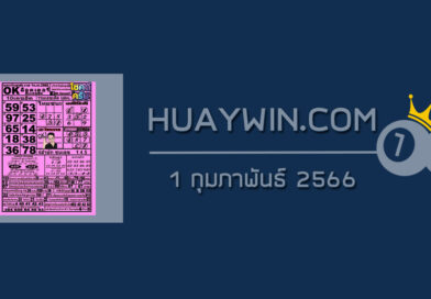 หวยOKลอตเตอรี่ 1/2/66