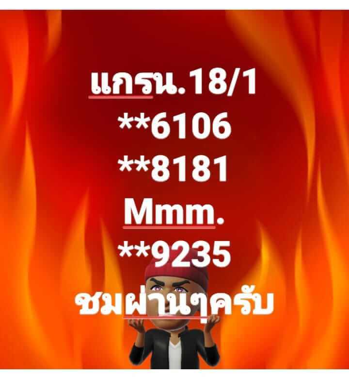 หวยมาเลย์วันนี้ 18/1/66 ชุดที่ 2