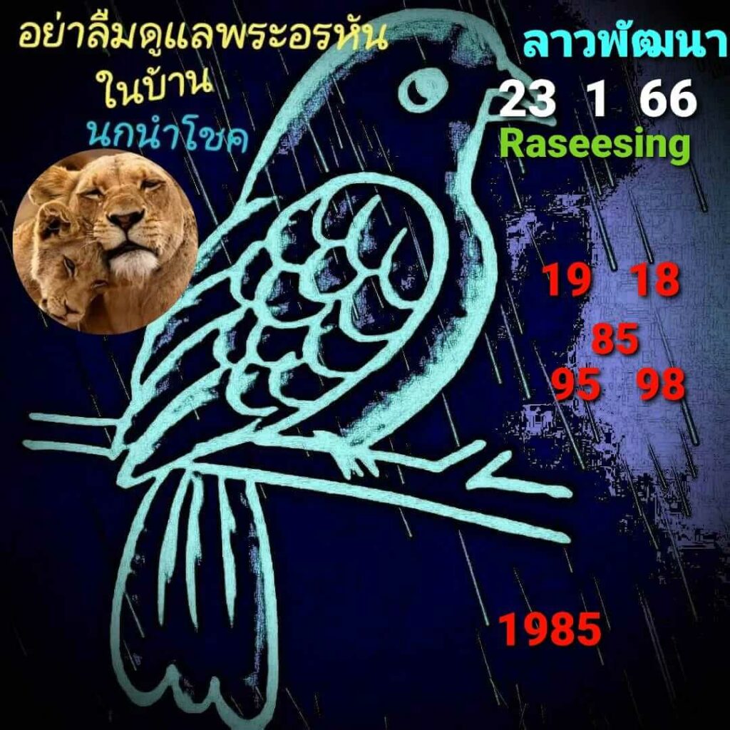 แนวทางหวยลาว 23/1/66 ชุดที่ 2