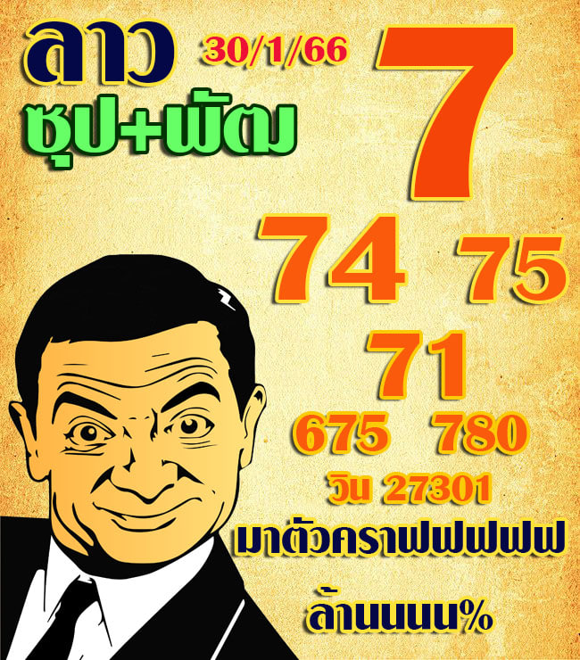 แนวทางหวยลาว 30/1/66 ชุดที่ 3