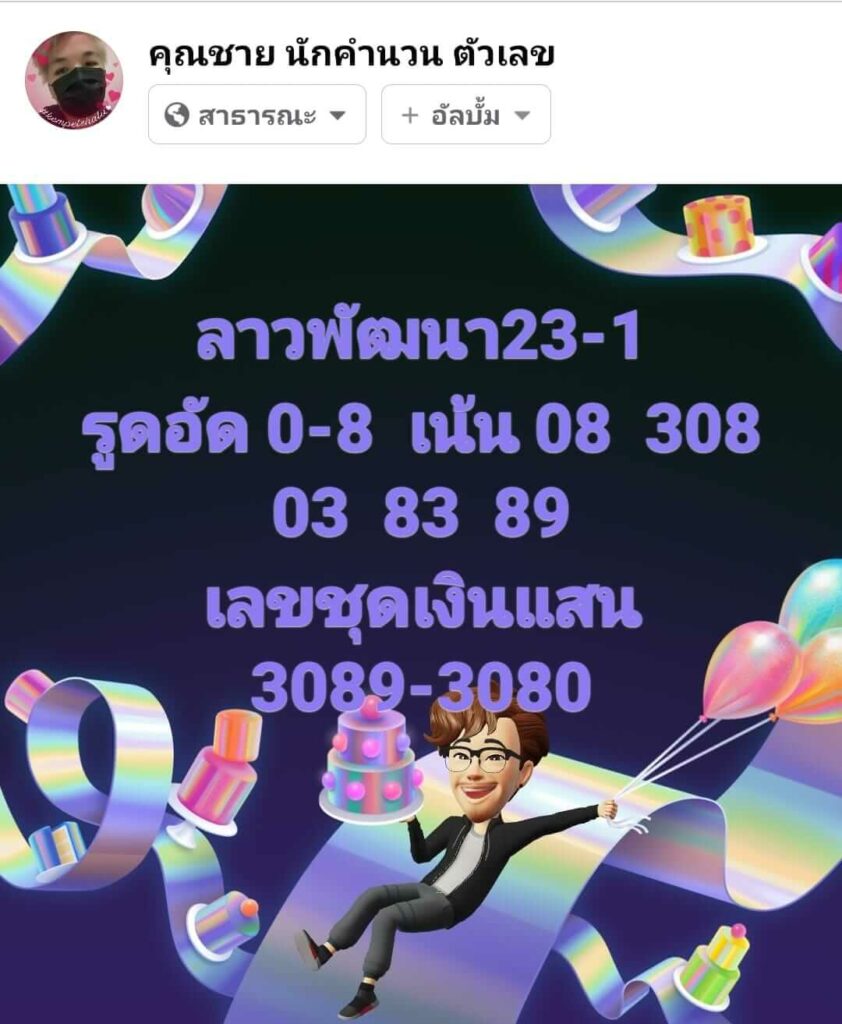 แนวทางหวยลาว 23/1/66 ชุดที่ 7