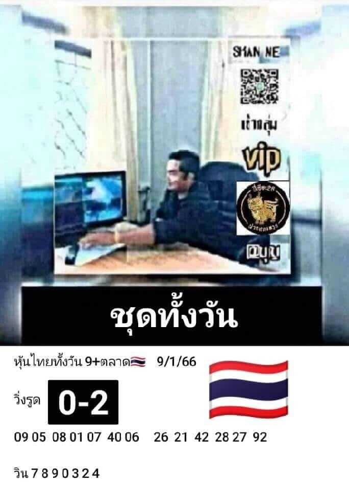 หวยหุ้นวันนี้ 9/1/66 ชุดที่ 4