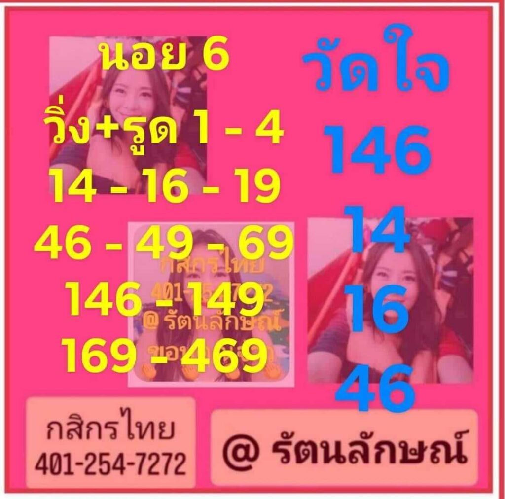 แนวทางหวยฮานอย 6/1/66 ชุดที่ 2