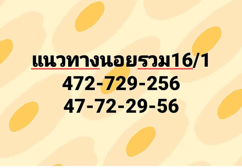 แนวทางหวยฮานอย 16/1/66 ชุดที่ 10