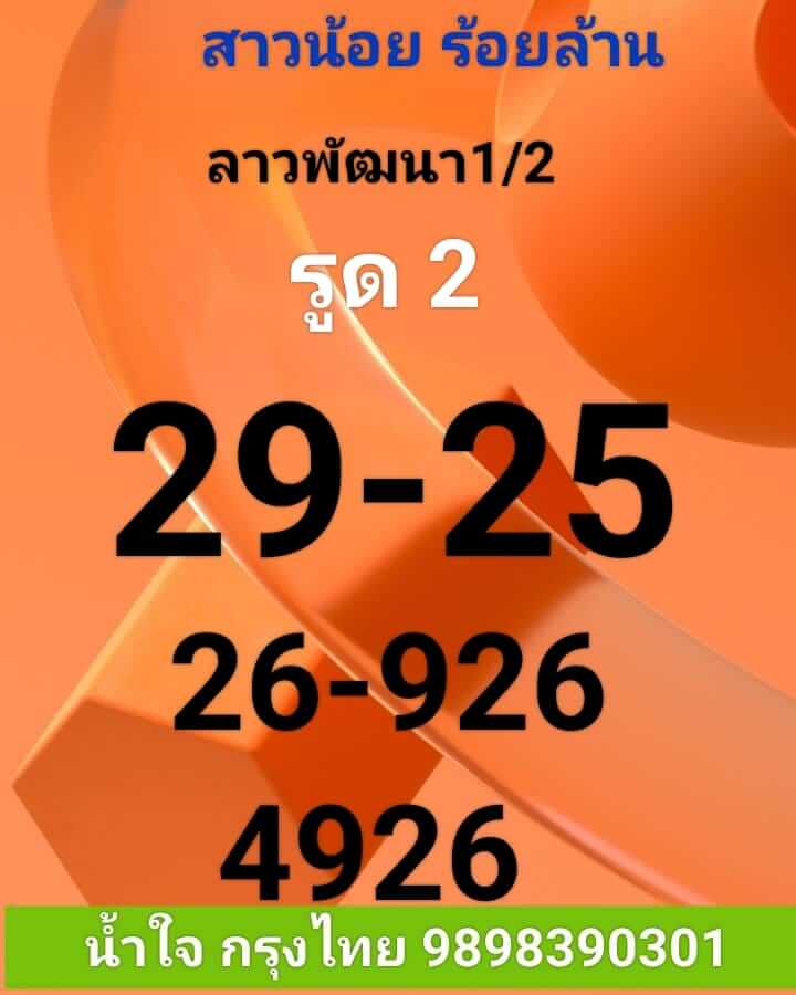 แนวทางหวยลาว 1/2/66 ชุดที่ 3