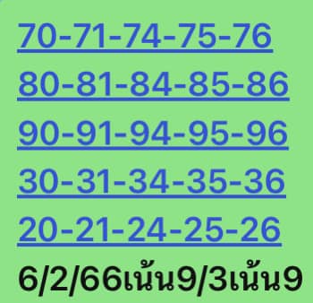 หวยหุ้นวันนี้ 6/2/66 ชุดที่ 4