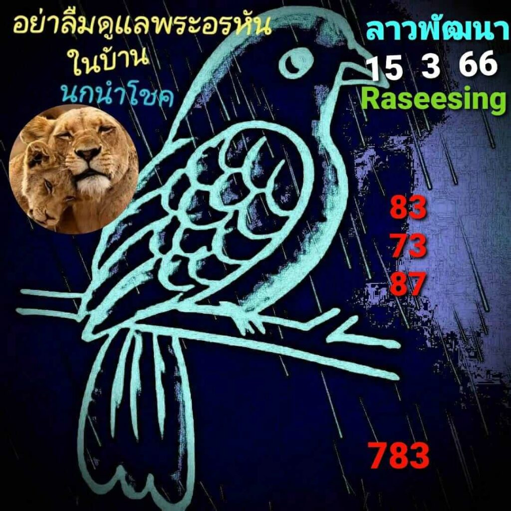 แนวทางหวยลาว 15/3/66 ชุดที่ 4